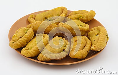 Gunjiya sweet food Stock Photo