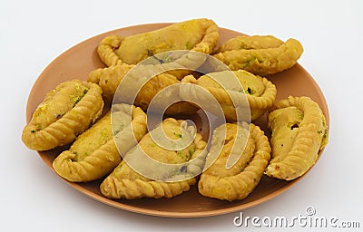 Gunjiya sweet food Stock Photo