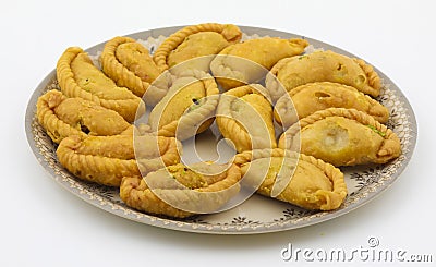 Gunjiya sweet food Stock Photo