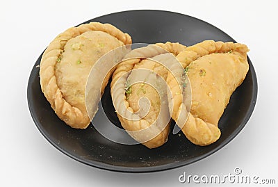 Gunjiya sweet food Stock Photo