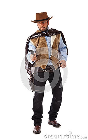 Gunman in the old wild west Stock Photo