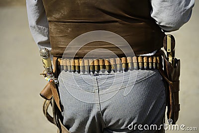 Gunman of the wild West Stock Photo