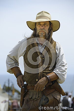 Gunman of the wild West Editorial Stock Photo