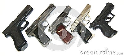 Guns Stock Photo