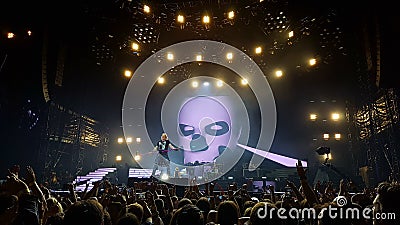 Guns N Roses concert Editorial Stock Photo