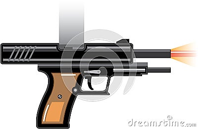 Gunshot Vector Illustration