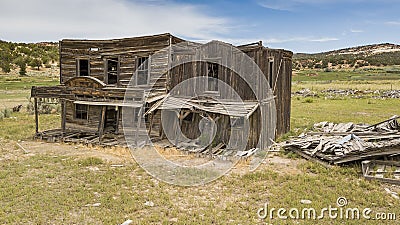 Gunsmoke Movie Set In Southern Utah Stock Photo