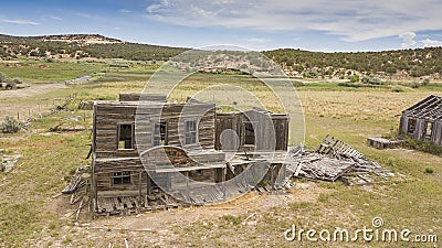 Gunsmoke Movie Set In Southern Utah Stock Photo