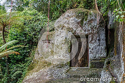 Gunung Kawi, ancient temple and funerary complex in Tampaksiring, Bali, Indonesia Stock Photo