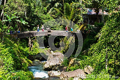 Gunung Kawi temple in Tampaksiring, Bali Editorial Stock Photo