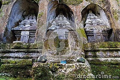 Gunung Kawi temple in Tampaksiring, Bali Editorial Stock Photo