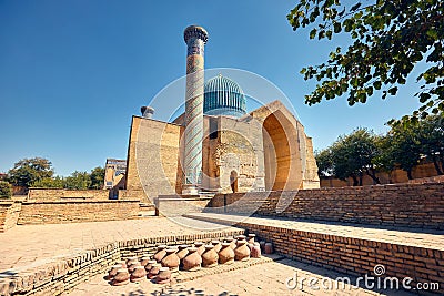 Gur Emir Mausoleum of Tamerlane Amir Timur Editorial Stock Photo