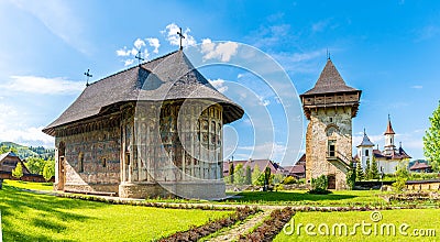 Gura Humorului orthodox monastery Stock Photo