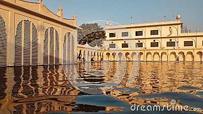 NEW DELHI, INDIA - January 21, 2019, Gurudwara Nanak Piao Sahib, Gurdwara Nanak Piao is a historical Gurudwara located in north Editorial Stock Photo