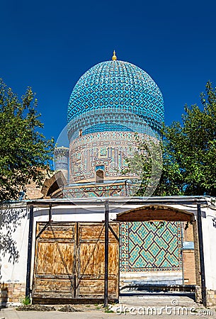Guri Amir mausoleum of the Asian conqueror Tamerlane in Samarkand, Uzbekistan Stock Photo