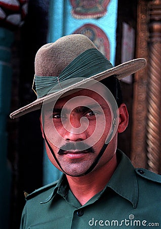 Gurkha warrior Editorial Stock Photo