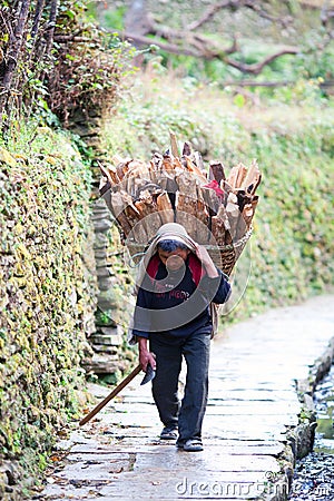 Gurung people, Nepal Editorial Stock Photo