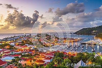 Gustavia, St. Barths in the Caribbean Stock Photo