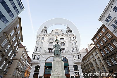 Gutenberg memorial in Vienna, Austria Stock Photo