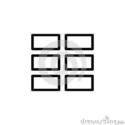 Gutter icon. Can be used for web, logo, mobile app, UI, UX Vector Illustration