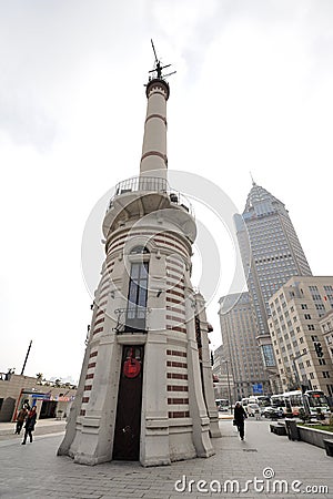 Gutzlaff Signal Tower Editorial Stock Photo