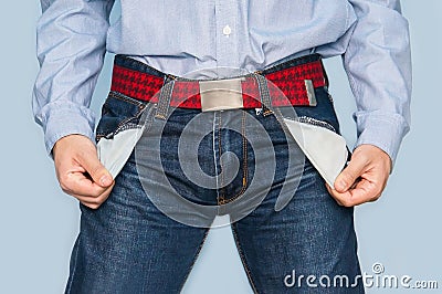 Inability to pay its debts Stock Photo