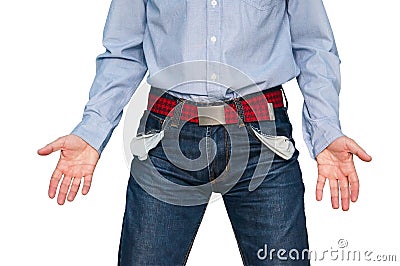 Inability to pay its debts Stock Photo