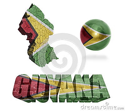 Guyana Symbols Stock Photo