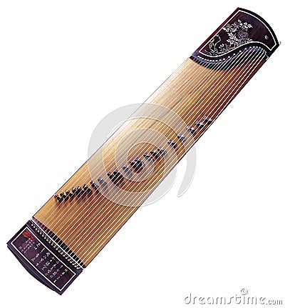 GuZhen Musical instrument Stock Photo