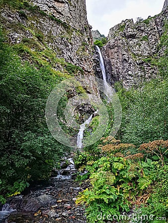 Gveleti waterfall Stock Photo