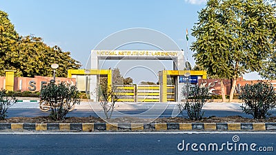 National Institute of Solar Energy, NISE, India Editorial Stock Photo