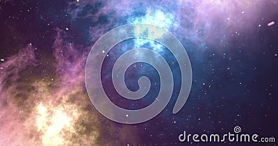 Gwiaździsty kosmosu tło z mgławicą Kolorowy gwiaździsty nocne niebo kosmosu tło, 3d animacja zbiory Gwiaździsty kosmosu tło z mgławicą Kolorowy gwiaździsty nocne niebo kosmosu tło, 3d animacja zbiory