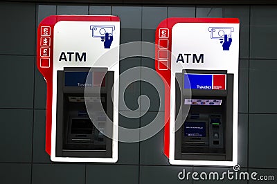 GWK ATM At Schiphol Plaza The Netherlands 2019 Editorial Stock Photo