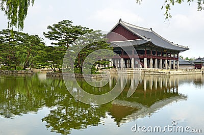 Gyeongbok Palace, Seoul, Korean Republic Stock Photo