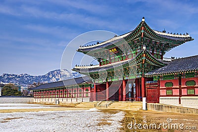 Gyeongbokgung Palace Stock Photo