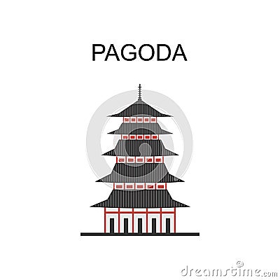 Gyeongbokgung palace located in northern Seoul, South Korea. Gyeongbok palace is a symbol of the majesty of the Korean kingdom and Vector Illustration