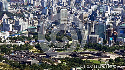 Gyeongbokgung palace in Seoul Stock Photo