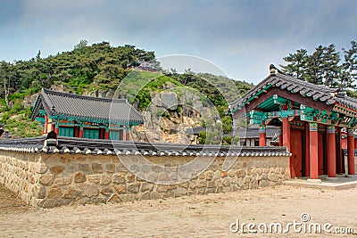 Gyeongju bright rock Stock Photo