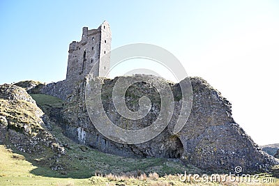 Gylen Castle, Kerrera, Argyll, Scotland Stock Photo