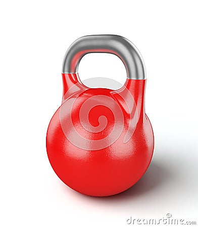 Gym equipment weight kettle bell Stock Photo