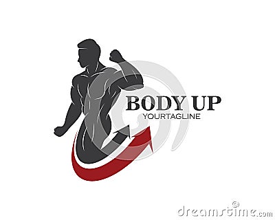 gym,fitness icon logo illustration template vector Vector Illustration