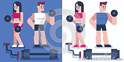 Gym Vector Illustration