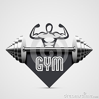 Gym Icon Vector Illustration