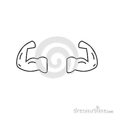 Gym icon flat Vector Illustration