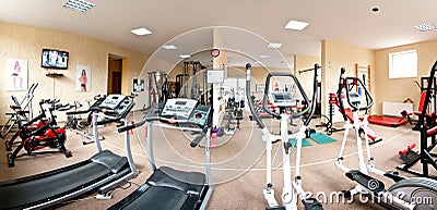 Gym panorama Stock Photo