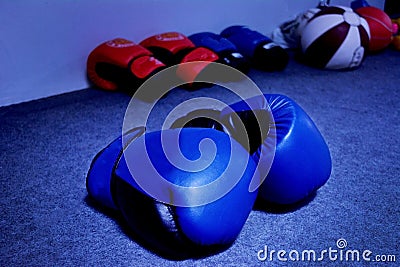 Gym or a sport club in details Stock Photo