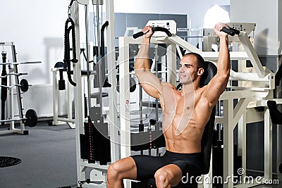 Gym training Stock Photo