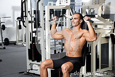 Gym training Stock Photo