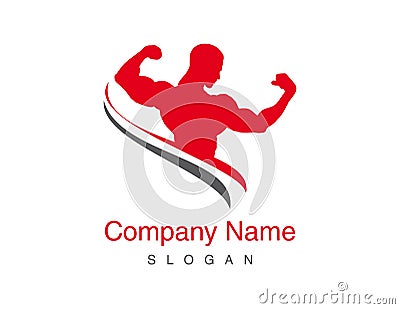 Gym vector logo Vector Illustration