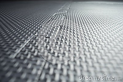 Gym, workshop or garage heavy duty rubber flooring Stock Photo